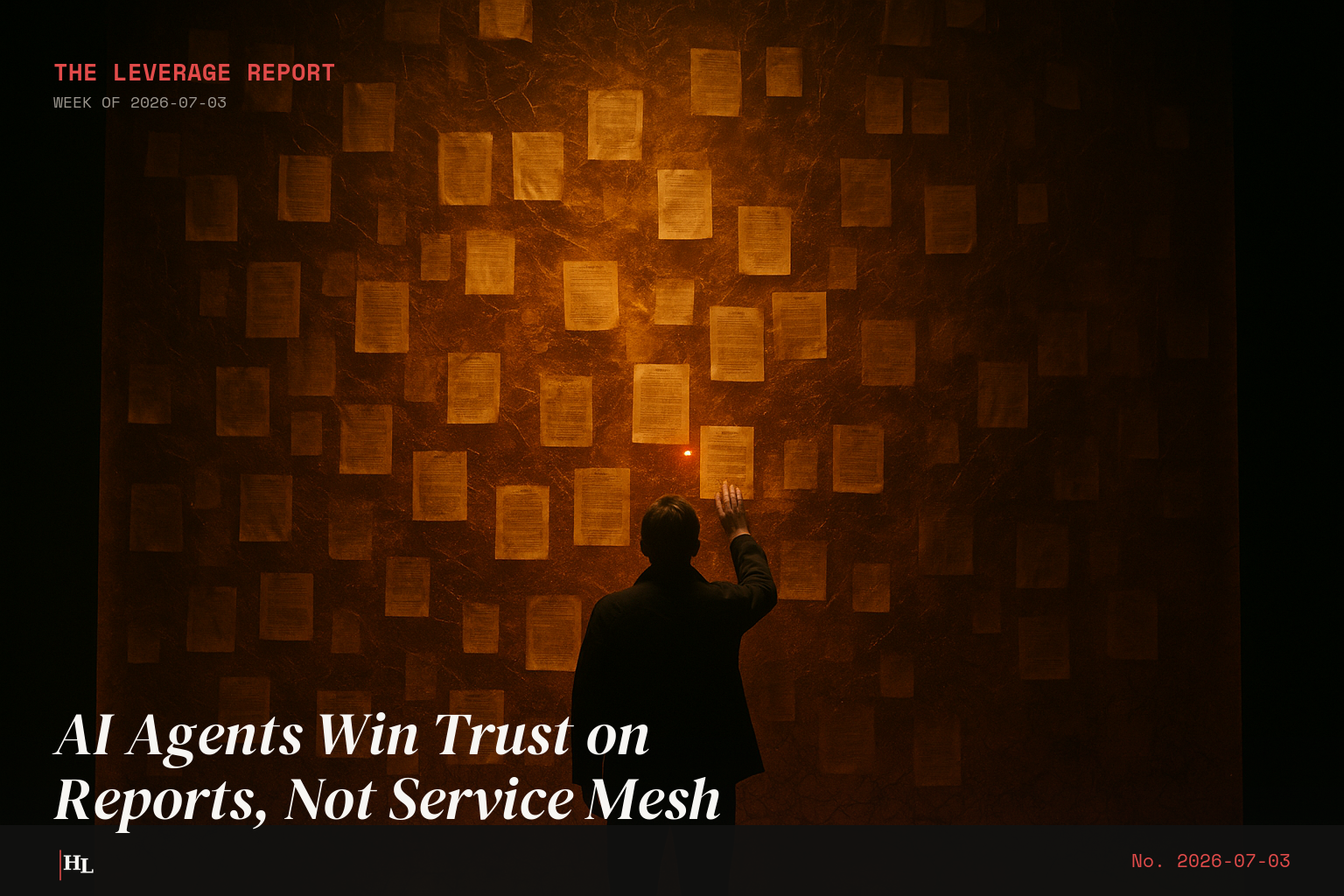 AI Agents Win Trust on Reports, Not Service Mesh cover